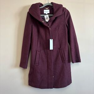 Cole Haan Sedona bordeaux wool blend Jacket